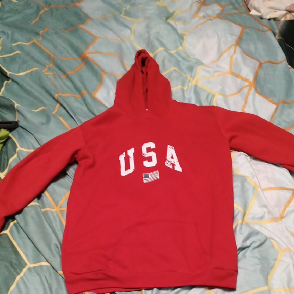 Red USA Hoodie